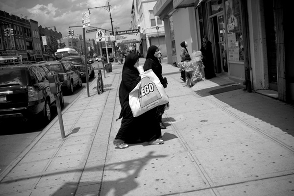 Muslim women in Brooklyn's Bay Ridge.
