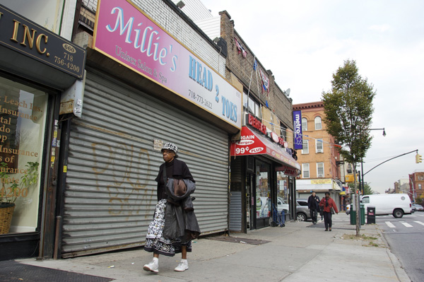The storefront at 658 Nostrand Avenue in Crown Heights is slated to become a pub, but investor Mitch Polo says that the community board's attempts to reduce hours threaten his ability to operate.