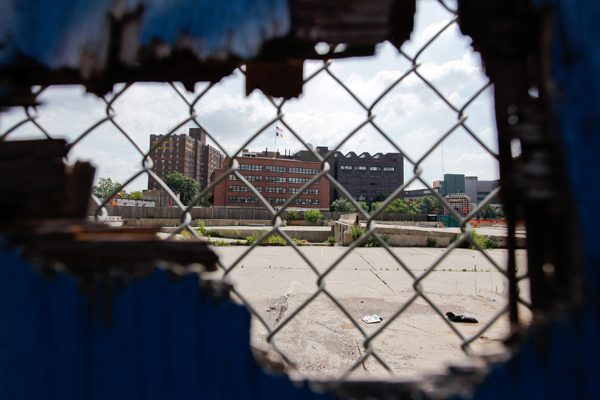 The site of the Atlantic Yards development, the biggest land use battle in recent memory. Advocates and developers both want changes to the city's land use process, but the staff of the Charter Revision Commission has recommended that those questions be put off to a later day.