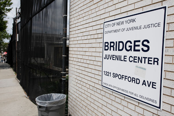 The Bridges youth detention facility in the Bronx. Long a target of community opposition, it is due to close in April. But it's unclear how a City Hall proposal to take over part of the state's juvenile justice system will affect detainees in city-based youth facilities.