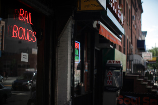 There are plenty of commercial bail bond agents near the Brooklyn criminal courthouse, but many don't cover low-level bonds. Even when bonds are available at that level, low-income families might not be able to offer the necessary collateral.