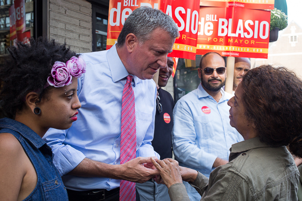 De Blasio will be judged against the expectation he has raised that he'll change the landscape for poor- and working-class New York.