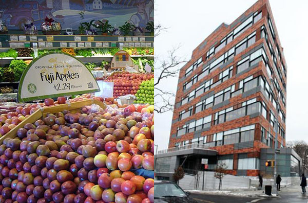 The gap between the typical cost of a family's food and average food stamp benefits may be one reason New York City has seen near-record numbers of families at place like the Department of Homeless Services' PATH intake center (right).