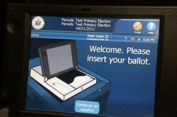 The new electronic voting machines may have only increased the need for translators at polling sites, because the technology is unfamiliar.