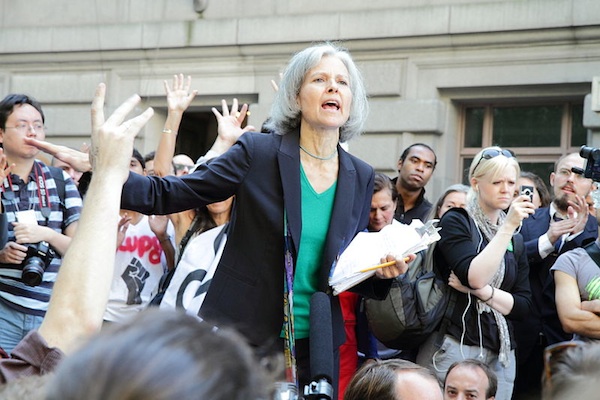 Green party presidential candidate Jill Stein.
