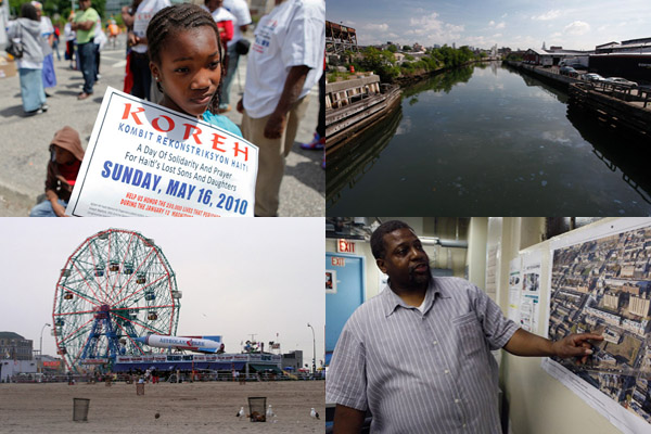 The Haitian earthquake, the Gowanus Canal, Coney Island and NYCHA projects in Brownsville all made news in the past year.