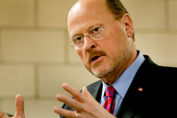 Republican frontrunner and former MTA chairman Joe Lhota has said he believes the best thing government can do for the economy is to get out of the private sector's way.