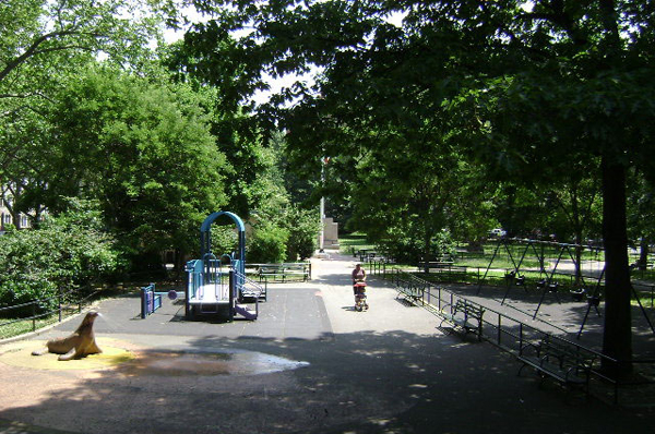 Saratoga Park figures prominently in the identity of its section of Bedford-Stuyvesant. Amid a wave of newcomers, longtime residents are quick to note that they've cared for the park for years.