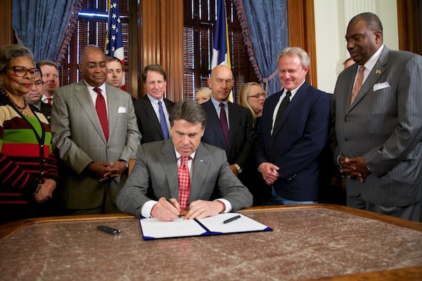 Gov. Rick Perry in May 2013 signed the Michael Morton Act, which made Texas an 