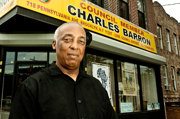 Charles Barron, who has represented the 42nd district in the New York City Council since 2002, is hoping his wife, Assemblywoman Inez Barron, will replace him. Then he plans to replace his wife in Albany.