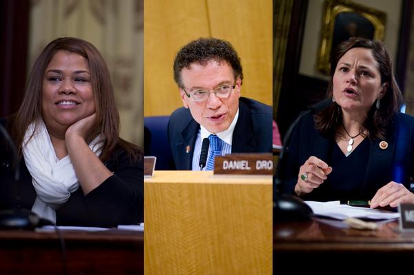 Annabel Palma, James Vacca and Melissa Mark-Viverito are three speaker candidates whose districts include the Bronx.