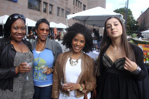 Partygoers celebrate the Toast of Brooklyn.