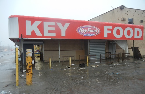 One of two closed supermarkets on the Rockaway Peninsula.