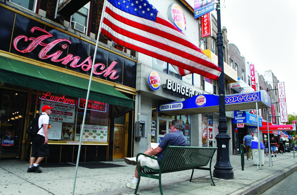 Hinsch's holds up against a tide of chains on Fifth Avenue in the Brooklyn neighborhood of Bay Ridge.