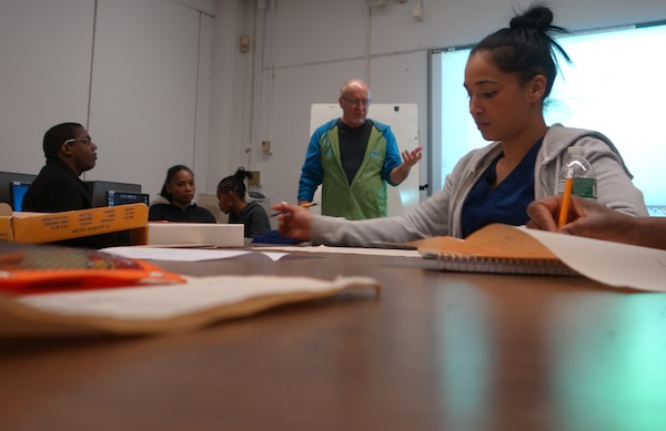 About 250 students enroll for free in remediation classes at the Adult Learning Center at Lehman College each trimester. The most advanced students are preparing to take the TASC test, which has replaced the GED.