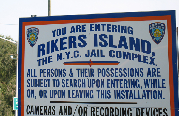 The city's jail system consists of a network of facilities, including two secure hospital wards, a floating jail anchored in the Bronx and borough lockups in Brooklyn, Queens and Manhattan. The bulk of the city's prisoners—who are either awaiting trial or serving sentences of a year or less for misdemeanors—are housed in one of the 10 jails on Rikers Island.