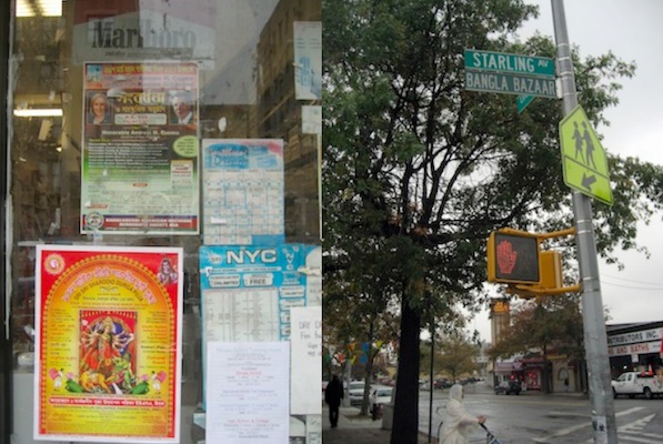 In Parkchester, where a major street was renamed in 2006 to reflect the area's ethnic makeup, political signs appear in Bengali but the pre-election conversation revolved around the economy.